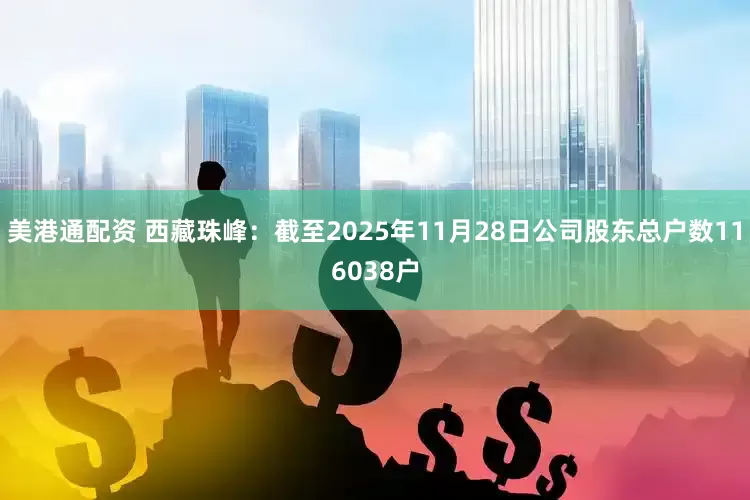美港通配资 西藏珠峰：截至2025年11月28日公司股东总户数116038户